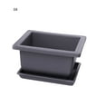 thumbnail image 2 of Visland Flower Pots Corrosion Resistant Breathable Square And Rectangular Plastic Flower Bonsai Plant, 2 of 8