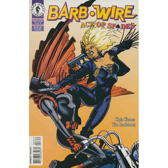 Barb Wire: Ace of Spades #3 VF ; Dark Horse Comic Book