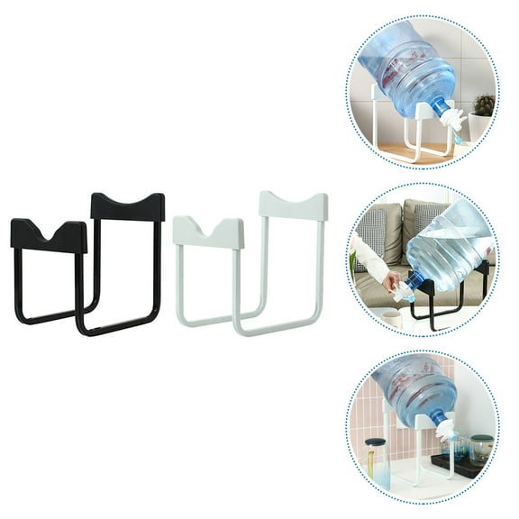 SEWCHICS 2-Pack Metal Water Jug Holder Stand for 5 Gallon Bottles, Carbon Steel Support Rack