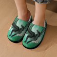 thumbnail image 7 of Kids Dragon Wings Of Fire Slippers Anti-slip Fluffy Fuzzy House Slippers Warm Soft Plush Winter Fluffy House Shoes for Boys Girls, 7 of 7
