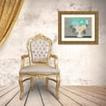 thumbnail image 3 of Moore, Regina 18x15 Gold Ornate Wood Framed with Double Matting Museum Art Print Titled - Nouveau Flowers I, 3 of 4