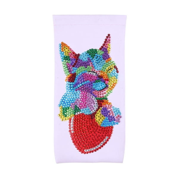 Kits Bolsas Gafas Gato Cgtredaw Color DIY Taladro Brillante Parcial (YD016)
