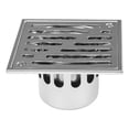 thumbnail image 1 of Bgsha Heavy Duty Drain Outdoor Yard Drain Removable Steel Block Robust Construction Versatile Applications Floor Drain, 1 of 10