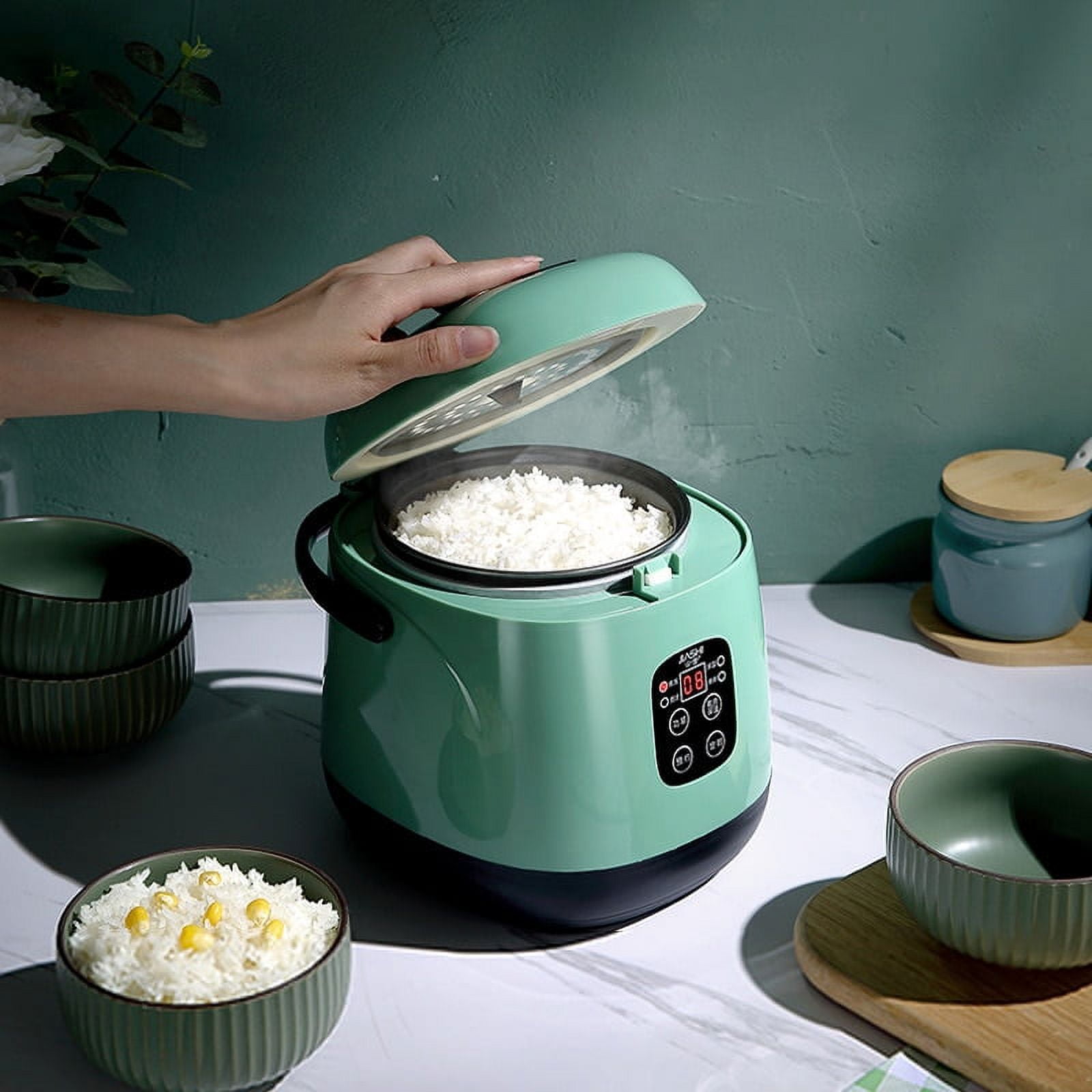 Super Mini Rice Cooker 220V Single Person Kitchen Small Appliance Rice Cook  Pot