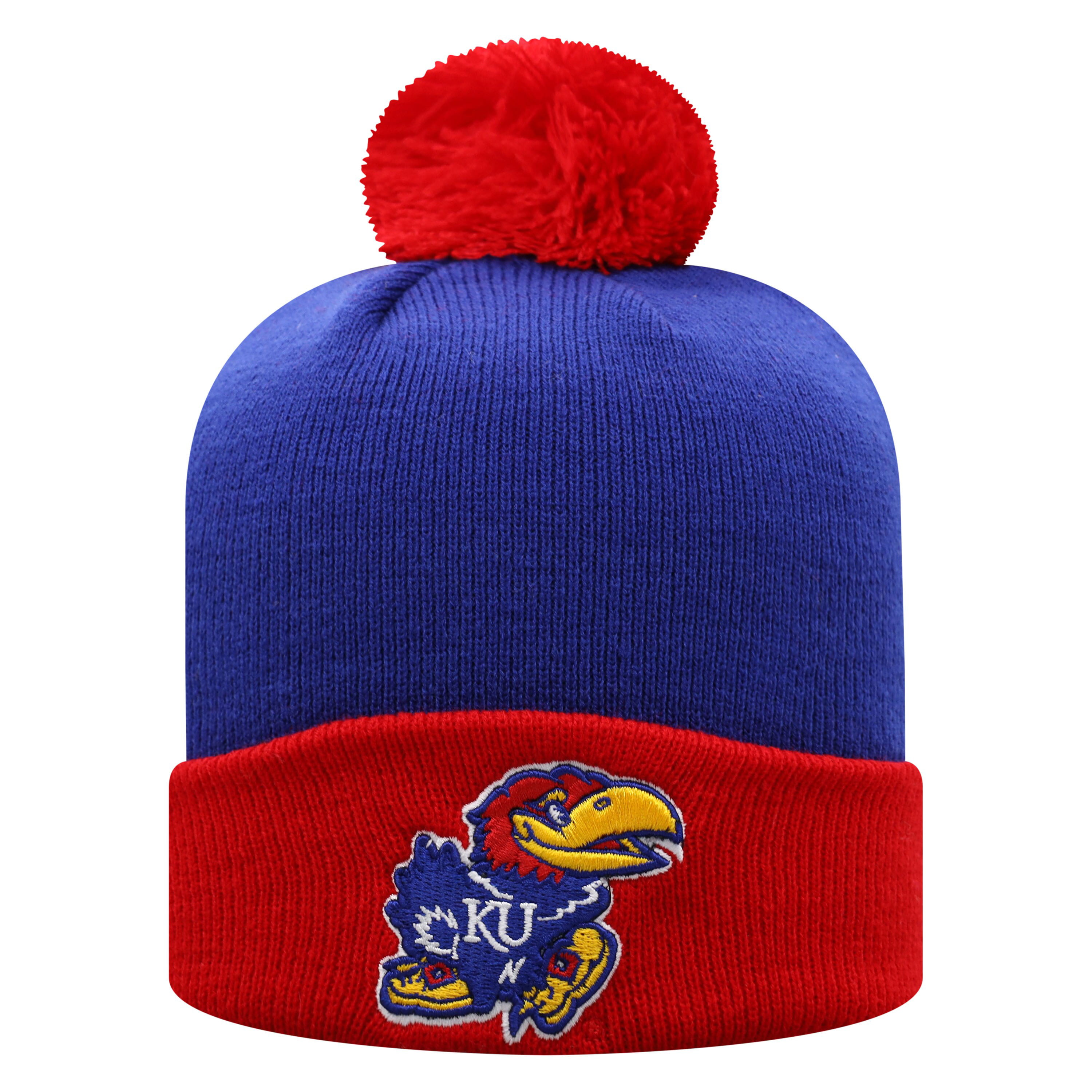 Kansas Jayhawks NCAA Top of the World "Scat Mesh" Adjustable Slouch Hat Snapback 
