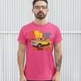 thumbnail image 3 of Tee Hunt Ford Bronco 1978 T-Shirt Free Wheelin' Off-Road Licensed Men's Novelty Shirt, Hot Pink, Large, 3 of 5