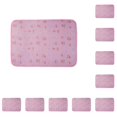 thumbnail image 1 of Greeniant Tela de algodón para mascotas, alfombrilla de hielo, lavable, colorida, para el hogar, dormitorio, suelo, animales pequeños, mascota rosa S 10Conjunto, 1 of 1