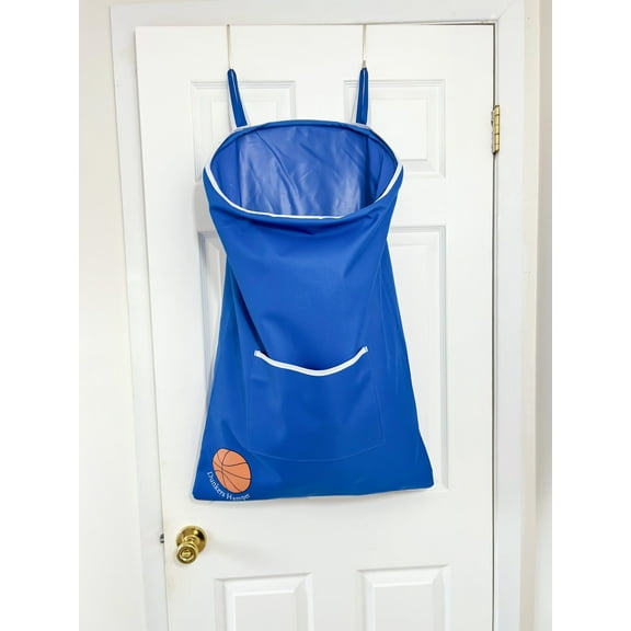 Dunkers Basketball Hamper for Boys Rooms Large Over the Door Kids Laundry Hamper