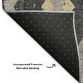 thumbnail image 5 of Addison Rugs Mayfield Premium Machine Washable Transitional Aztec Taupe Rectangle Rug, 3' x 5', 5 of 7