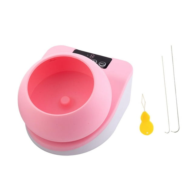 Rongfmy Electric Bead Automatic Beading Machine for Jewelry Making Necklaces Pink