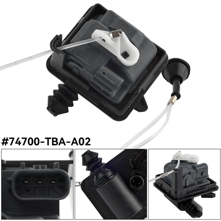 For 74700-TBA-A01 and 74700-TBA-A02: Fuel Lid Actuator Gas Door