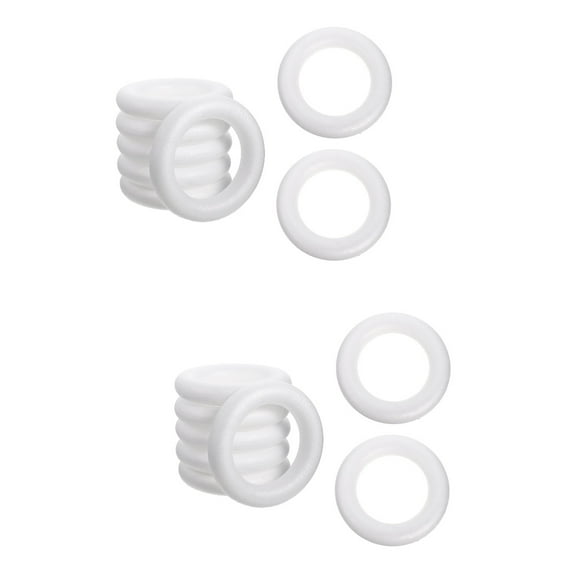 2 Count Polystyrene Rings Foam Circles for Crafts Garland DIY Wreath