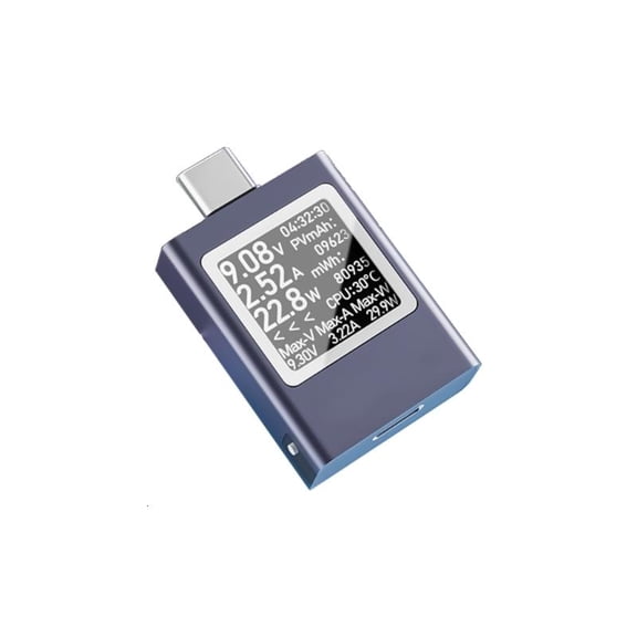 ANXPTIME USB C Power Meter for Comprehensive Voltage Current and Power Analysis