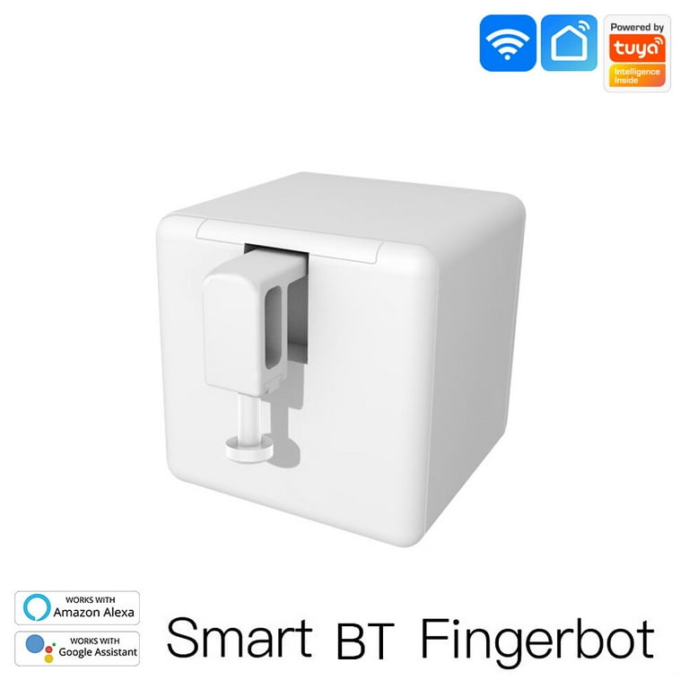 Dcenta Intelligent FingerBot Button Pusher App or Timer Control Add FingerBot Hub to Make it Compatible with Home HomePod IFTTT