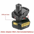 thumbnail image 4 of For DEWALT For Milwaukee 18V Convert to For RYOBI 18V Battery Battery Adapter, 4 of 9