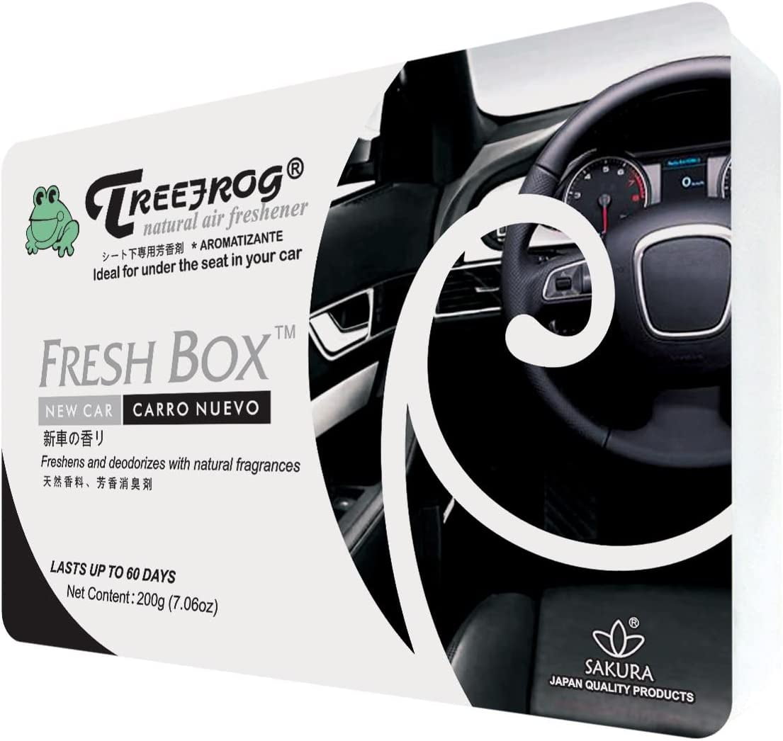 Air Freshener New car Scent 5 Pack, Treefrog Xtreme Fresh, Tree Frog Last Long, Large Size Car Air Freshener