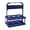 Blue_Base#4355, variant on Foldable Plastic Basket Beverage Carrier | Portable Drink Holder Stand | Durable Leak-Proof Rack with Ergonomic Handle | Ideal for Outdoor Events, Picnics, BBQ | Size 31x26x18cm | 1-Pack