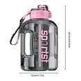 thumbnail image 5 of Hyasfey 1.7/2.7L Sports Water Bottle with Straw Large Capacity Leakproof Portable Lightweight Outdoor Cycling Gym Fitness Travel Drinking Cup, 5 of 7