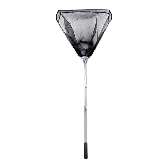 Filet à Poissons Pliant, Perche Télescopique Extensible et Pliable, Filets de Débarquement pour Poissons 1,5 m
