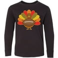thumbnail image 3 of Inktastic Thanksgiving Day Turkey Football Fan Long Sleeve Youth T-Shirt, 3 of 5