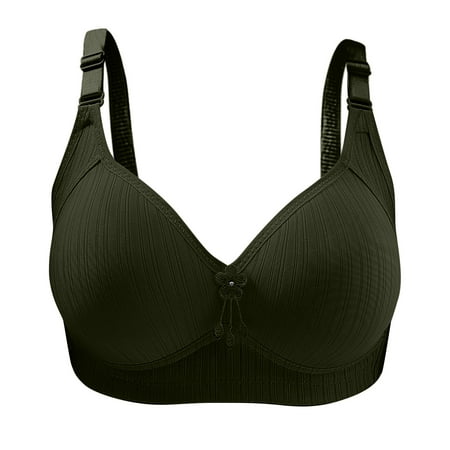JINGWANGYHBD Womens Comfort Bras Full Coverage Bralettes Plus Size Bra Soft Minimizer Bras High Support Bralette Push Up Underwear