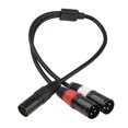 thumbnail image 1 of 5 Pin XLR Male To XLR 3 Pin Dual Female Cable Distributor Y Splitter For Microphone, Home Theater Equipment, 1 of 7