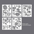 thumbnail image 2 of Creative Butterfly Painting Template Flower Leaves PET Hollow Lace Ruler Hand Painted Painting Template Toys, 2 of 9