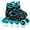 Teal, variant on SubSun Kids Boys Inline Skates Adjustable Blades Skate Light up Wheels Blue Size S