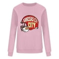 thumbnail image 4 of STETMN Football Sweatshirt for Women Round Neck Pullover Shirt Fall Loose Athletic Tops, 4 of 4