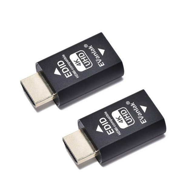 EVanlak 3rd Generrtion Hdmi Edid Emulador Passthrough eliminado Adaptador de emulador Funciona con M