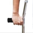 thumbnail image 3 of Luyao Walking Cane Sponge Handle Grips, 2 Pcs, Black, 11.50X3.50X3.50CM, 3 of 8