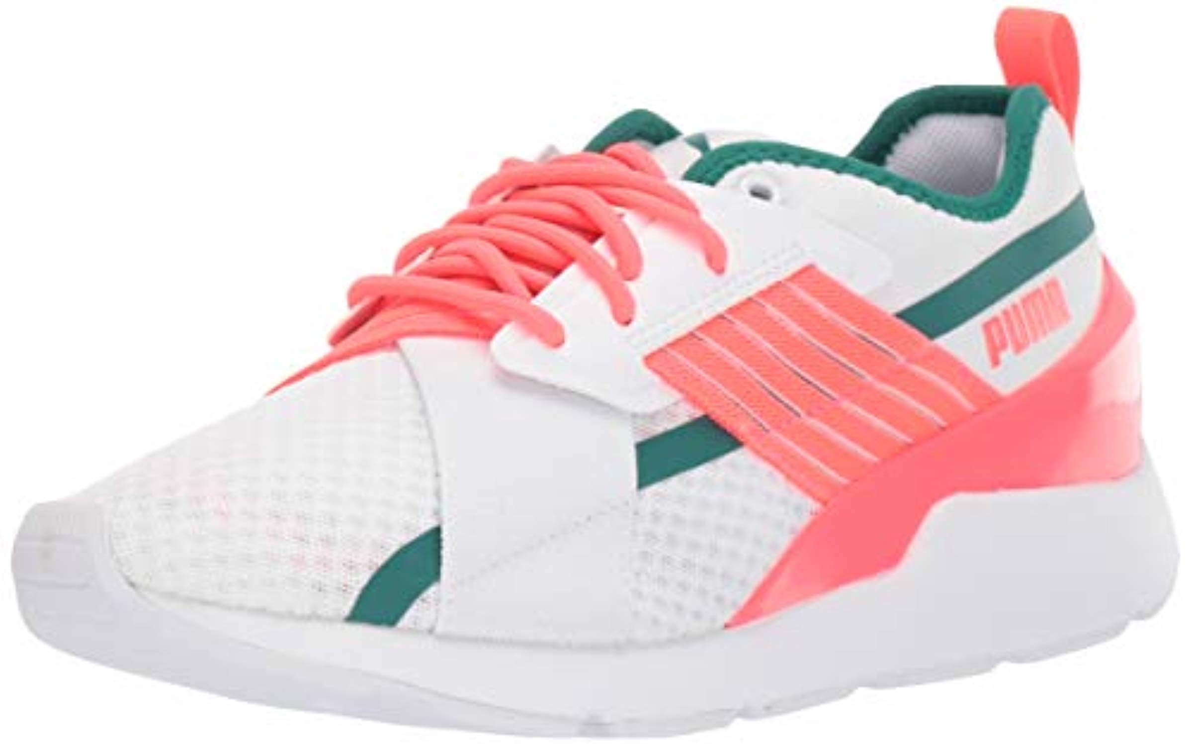 Shop Puma White Muse X3 Sneakers in Mesh for Women | Ounass Oman