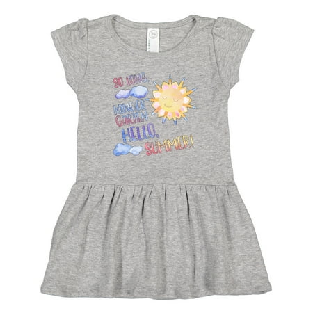 

Inktastic So Long Kindergarten Hello Summer! Last Day of School Girls Toddler Dress