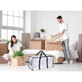 thumbnail image 6 of Unique Bargains 1 Pack Clothes Storage Foldable Storage Bags for Closet Organizers Black, 6 of 7
