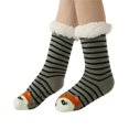 thumbnail image 3 of CYSFASHION Socks for Women Compression Home Slipper Winter Fashion Impact Early Fall Fashion Plush Christmas Gifts Fuzzy Socks Dark Gray, 3 of 9