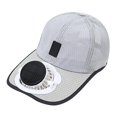 thumbnail image 3 of Sombrero con ventilador solar, ideal para golf, playa, camping, compras y pesca. Gris claro, 3 of 9
