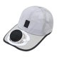 thumbnail image 3 of Gorra Solar Fan de 300 mAh, gorra de béisbol unisex de malla para senderismo, pesca y camping al aire libre. Gris claro, 3 of 9