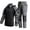 Gray, variant on Enjoytime Mens Outfits 2 Piece Solid Color Long Sleeve Hoodies Cargo Pants Plus Size Sets Outdoor Tactical Training Workwear