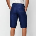 thumbnail image 5 of dzxyzu Mens Below Jeans Knee Length 3/4 Capri Pants Casual Cargo Denim Shorts with Pockets - Dark Blue, 5 of 9