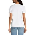 thumbnail image 2 of Hat and Beyond Women's Lightweight V-Neck Tee Superior Printability, 2 of 6
