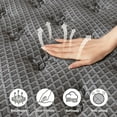 thumbnail image 5 of HIKOS 14 inch King Mattress in a Box, Cooling Gel Memory Foam Hybrid Mattress with Individually Wrapped Pocket Coils, Medium Firm King Size Mattress, Pressure Relief for Adult, 5 of 13