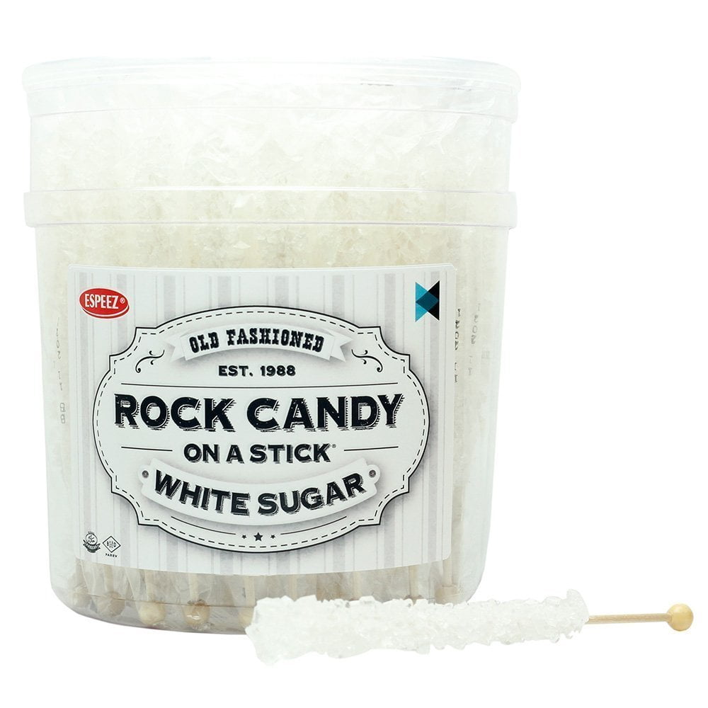 Extra Large Rock Candy Sticks 36 White Crystal Rock Candy Sticks