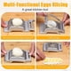 thumbnail image 4 of Stainless Steel Egg Cutter, Professional Boiled Egg Cutter, Egg Skimmer, Egg Slicer Cutter, Egg Cutter Metal Sheet, Boiled Egg Bottle Opener, 4 of 4