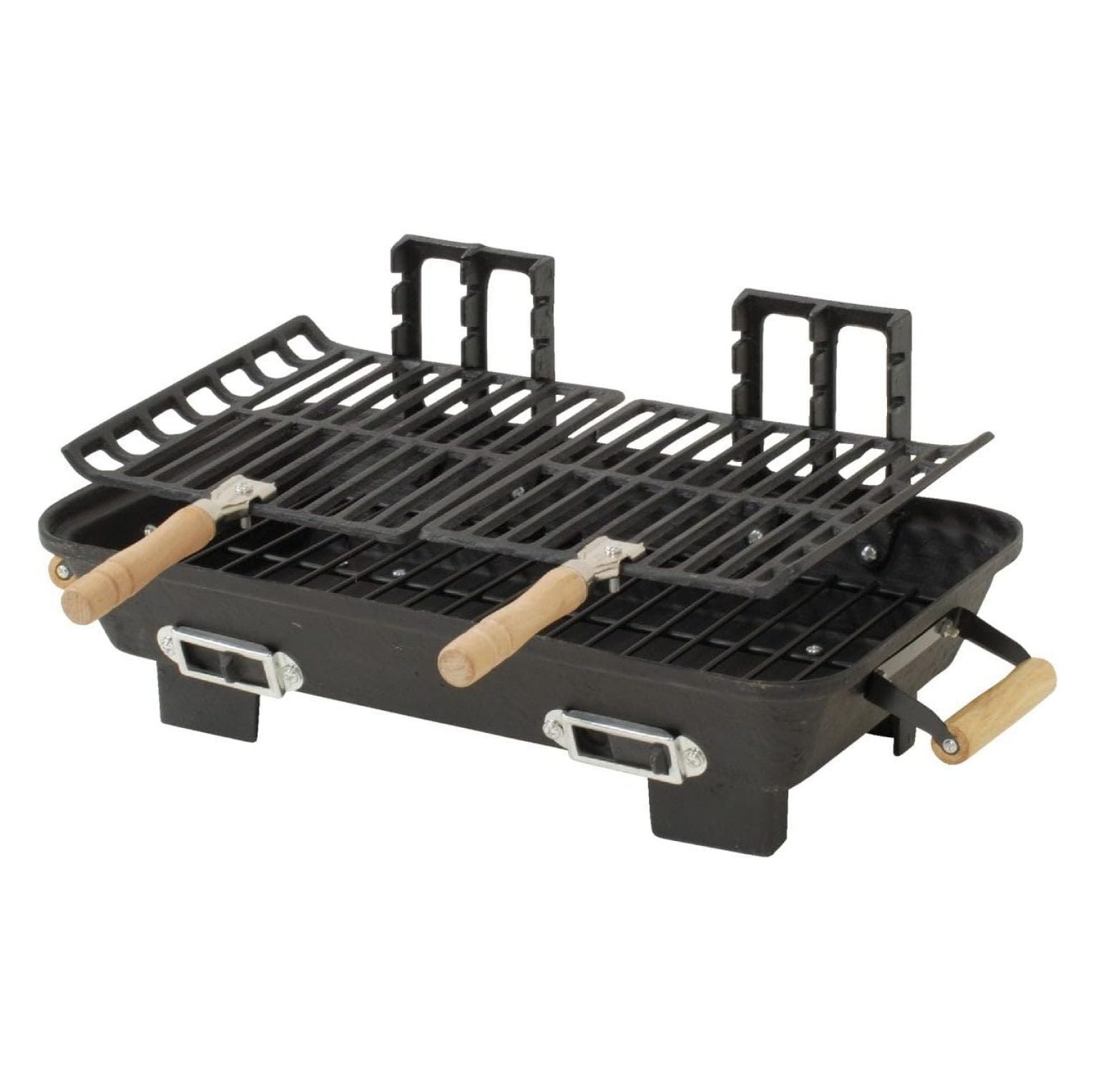 Marsh Allen 30052 Cast Iron Hibachi 10 by 18-Inch Charcoal Grill