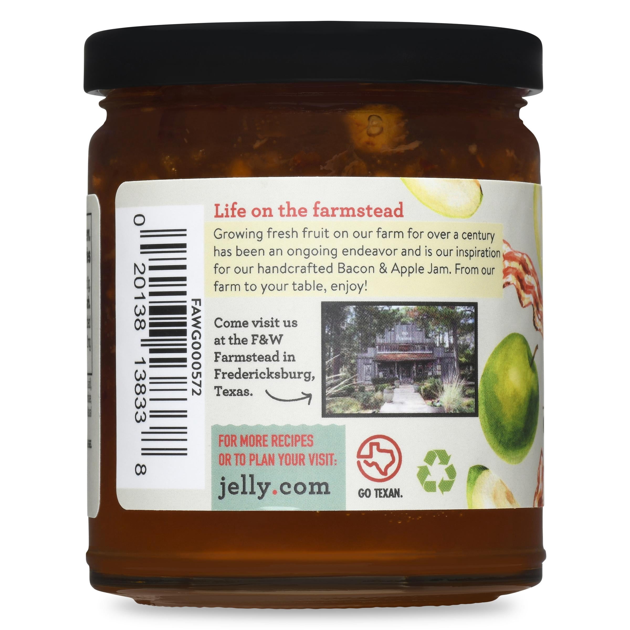 Fischer & Wieser Bacon & Apple Jam, 10.5 oz