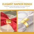 thumbnail image 4 of 8 Pcs Napkin Buckle The Ring Kitchen Decorations Gifts for An Anniversary Napkins Table Banquet, 4 of 6