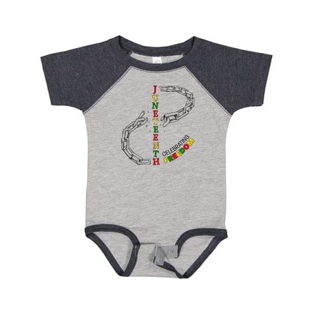 

Inktastic Juneteenth-Celebrating Freedom- Breaking Chains Gift Baby Boy or Baby Girl Bodysuit