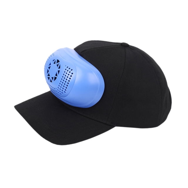 Sombrero de Visera con Ventilador Yuyangstore Azul Protección Solar