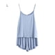 thumbnail image 1 of Conjunto de pijamas de 2 piezas para mujer, chaleco sexy, pantalones cortos, ropa de dormir, ropa de dormir, azul claro, L kenally  AP001253-02, 1 of 7