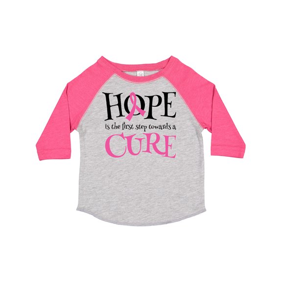 Inktastic Breast Cancer Hope Quote Girls Toddler T-Shirt